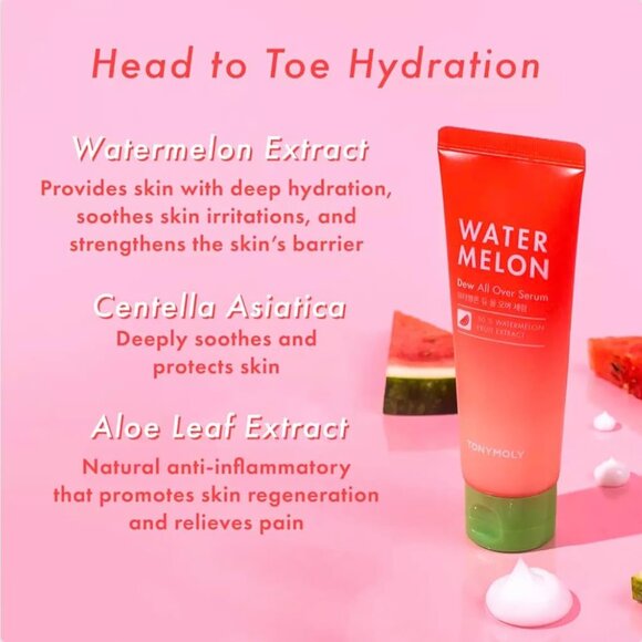 **3/$18** BEAUTY – TONYMOLY Watermelon Dew All Over Serum - Picture 5 of 5
